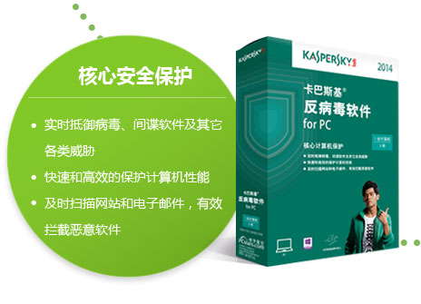 卡巴斯基反病毒软件2014